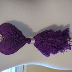 Long lavender necklace